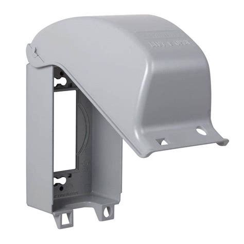 electrical plug lock box home depot|lockable outside electrical outlet boxes.